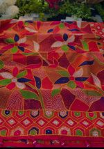 Kantha Stiched Silk Saree - Image 2