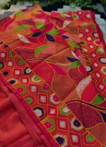 Kantha Stiched Silk Saree - Image 3