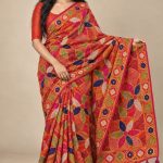 Kantha Stiched Silk Saree