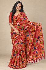 Kantha Stiched Silk Saree